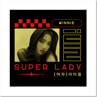 Minnie (G)I-dle Super Lady Posters and Art